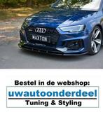 Maxton Spoiler Voorspoiler Lip Splitter Voor Audi RS4 B9, Ophalen of Verzenden