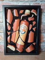 Schrobbelèr fles verwerkt in een lijst met Epoxy, Antiek en Kunst, Kunst | Schilderijen | Abstract, Ophalen of Verzenden