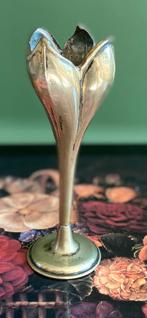 Art Deco vaasje  tulp verzilverd, Ophalen of Verzenden