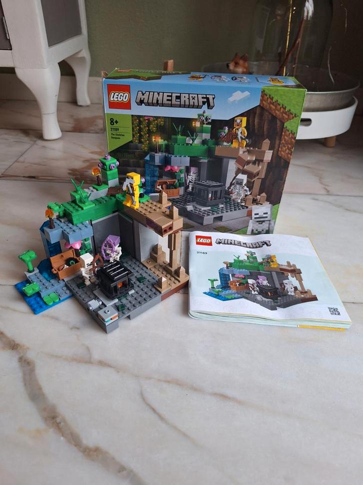 Lego Minecraft Skeleton Dungeon set, Kinderen en Baby's, Speelgoed | Duplo en Lego, Zo goed als nieuw, Ophalen of Verzenden