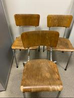 3 school stoelen, Antiek en Kunst, Ophalen of Verzenden