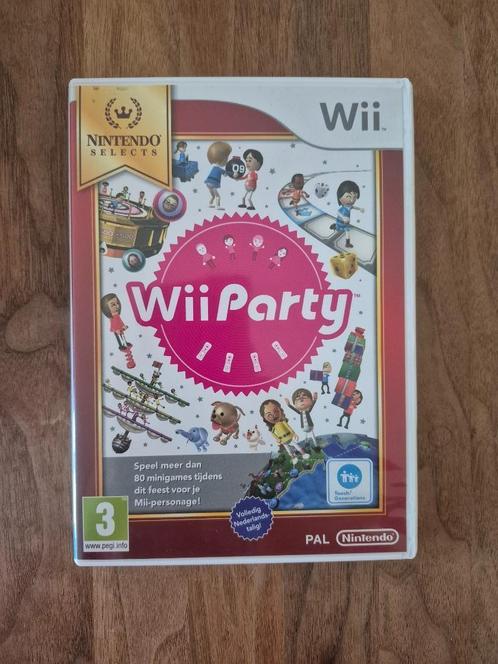 Wii Game - Wii party nintendo select, Spelcomputers en Games, Games | Nintendo Wii, Zo goed als nieuw, Sport, 3 spelers of meer
