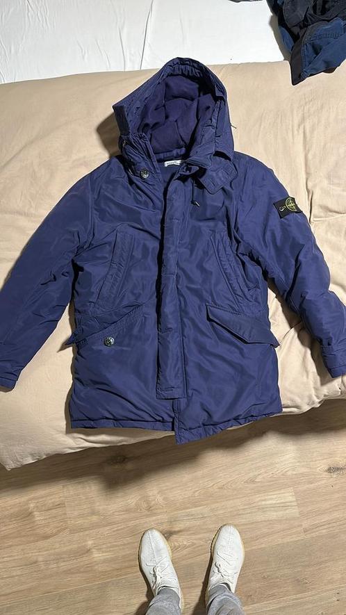 Stone Island winter jas XL, Kleding | Heren, Jassen | Winter, Zo goed als nieuw, Maat 56/58 (XL), Blauw, Ophalen of Verzenden