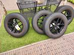 Borbet type Y 17" velgen 5x108 met winterbanden, Auto-onderdelen, Banden en Velgen, Ophalen, Gebruikt, Banden en Velgen, 17 inch