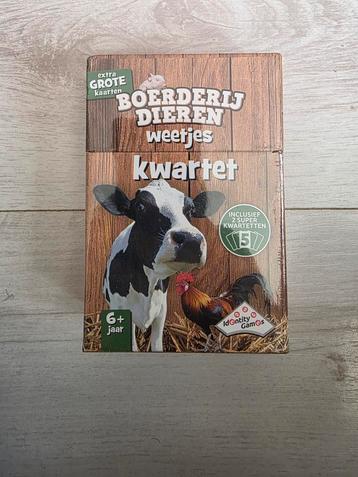 Boerderijdieren weetjes kwartet beschikbaar voor biedingen