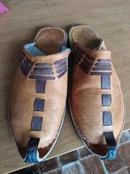 Leren muil instapper India? Maat 6, Ophalen of Verzenden, Zwart, Loafers