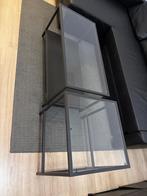 IKEA VITTSJÖ Salontafel Set van 2 – Zwart met glas, Huis en Inrichting, Tafels | Bijzettafels, 45 tot 60 cm, Minder dan 55 cm