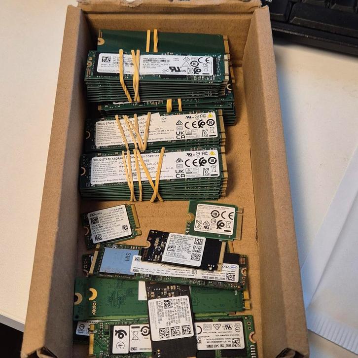 Diverse merken 120/128GB M.2 SSD 2280, Computers en Software, Harde schijven, Gebruikt, Laptop, Intern, SSD, Overige aansluitingen