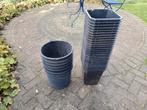 Grote partij gebruikte zwarte kweekpotten, Tuin en Terras, Kunststof, Gebruikt, Tuin, Rond