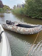Rubberboot met 15pk Mercury motor (motor ook los te koop), Watersport en Boten, Rubberboten, Gebruikt, Benzine, Minder dan 70 pk