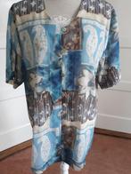 Mooie blauw/bruine blouse van VERSE      maat 40, Maat 38/40 (M), Zo goed als nieuw, Verse, Verzenden