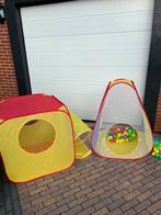 Ballenbak met 200 ballen en speeltenten, Ophalen of Verzenden, Zo goed als nieuw