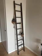 Decoratieve ladder en katrollen, Ophalen, Zo goed als nieuw, Ladder, 2 tot 4 meter