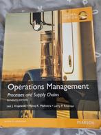Operations Management - Krajewski, Malhotra, Ritzman, Ophalen of Verzenden, Zo goed als nieuw, Bedrijfseconomie of M&O, Lee J. Krajewski, Manoj K. Malhotra, Larry P. Ritzman