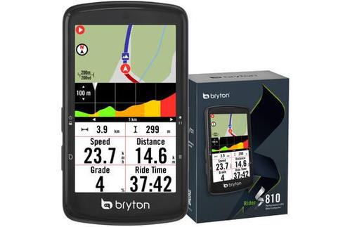 Bryton Rider S810E GPS Fietscomputer, Fietsen en Brommers, Fietsaccessoires | Fietscomputers, Nieuw, Draadloos, GPS, Waterdicht