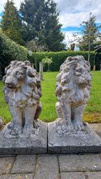 2 leeuwen van beton, oud!, Gebruikt, Ophalen of Verzenden