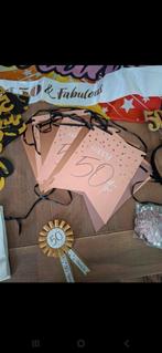 Sarah 50 jaar feestartikelen, Ophalen of Verzenden, Nieuw, Feestartikel, Abraham of Sarah