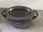 Le Creuset Doufeu pan, Ophalen, Zo goed als nieuw, Gietijzer, Koekenpan of Braadpan