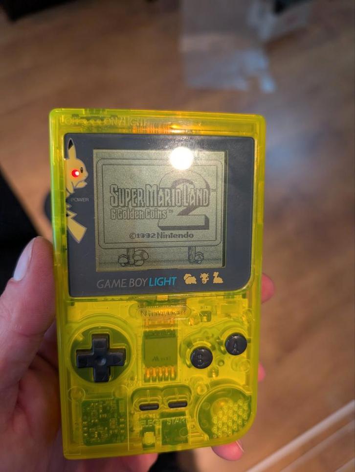 Game Boy Light Reshell - Unieke Look!, Spelcomputers en Games, Spelcomputers | Nintendo Game Boy, Zo goed als nieuw, Game Boy Classic
