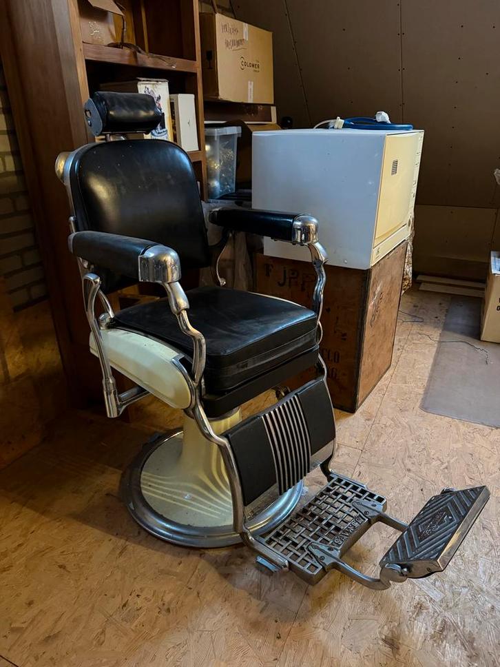 JJ Maes Belmont Kappersstoel, Antiek en Kunst, Antiek | Meubels | Stoelen en Banken, Ophalen of Verzenden