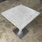 Restaurant Eettafel Terrastafel Tafel RVS Voet 60x60x72cm, Ophalen, Gebruikt, 50 tot 100 cm, Restaurant
