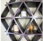 Wandrek Huuus Zeshoek Zwart - Modern Design, Ophalen, Nieuw