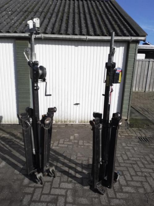 Heflift h=4,5m heflier airco/solar 150kg montagelift hefhulp, Doe-het-zelf en Verbouw, Lieren en Takels, Gebruikt, Handmatig, Ophalen