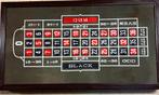 Casino bordspel en de omlijsting is van hout. B 43  l76 h 10, Verzamelen, Automaten | Gokkasten en Fruitautomaten, Ophalen, Gebruikt