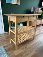 FÖRHÖJA Keuken trolley van IKEA, Huis en Inrichting, Keuken | Keukenelementen, Gebruikt, Bruin, Minder dan 100 cm, 25 tot 50 cm
