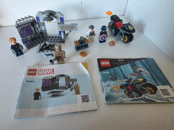 2x Marvel Lego: 76253 en 76189 beschikbaar voor biedingen
