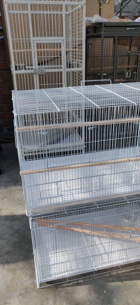 VOGELKOOI NIEUW KWEEKKOOI RUIM 40 STUKS VOOR 1000 €, Dieren en Toebehoren, Vogels | Hokken en Kooien, Nieuw, Vogelkooi, Metaal