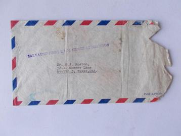 RAMPPOST RAMPVLUCHT (1954) Met stempel 'SALVAGED FROM KLM Pa beschikbaar voor biedingen