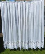 1 Glas gordijn breed 350 cm ingeplooid 141 cm hoog 163 cm zg, Huis en Inrichting, Stoffering | Gordijnen en Lamellen, 100 tot 150 cm