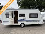 HOBBY DELUXE 495 UL APARTE BEDDEN MOVER - VOORTENT (TOP), Rondzit, Hobby, Schokbreker, Bedrijf