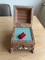 Luville Muziekdoos Rode Schoentjes - Als Nieuw!, Verzamelen, Ophalen, Zo goed als nieuw, Overige typen