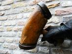 Houten hamer / steenhouwershamer met ijzeren banden 17e eeuw, Antiek en Kunst, Antiek | Gereedschap en Instrumenten, Ophalen of Verzenden