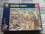 Jan van Haasteren puzzle - Middeleeuwen - 1000 st, Hobby en Vrije tijd, Denksport en Puzzels, Ophalen, Gebruikt