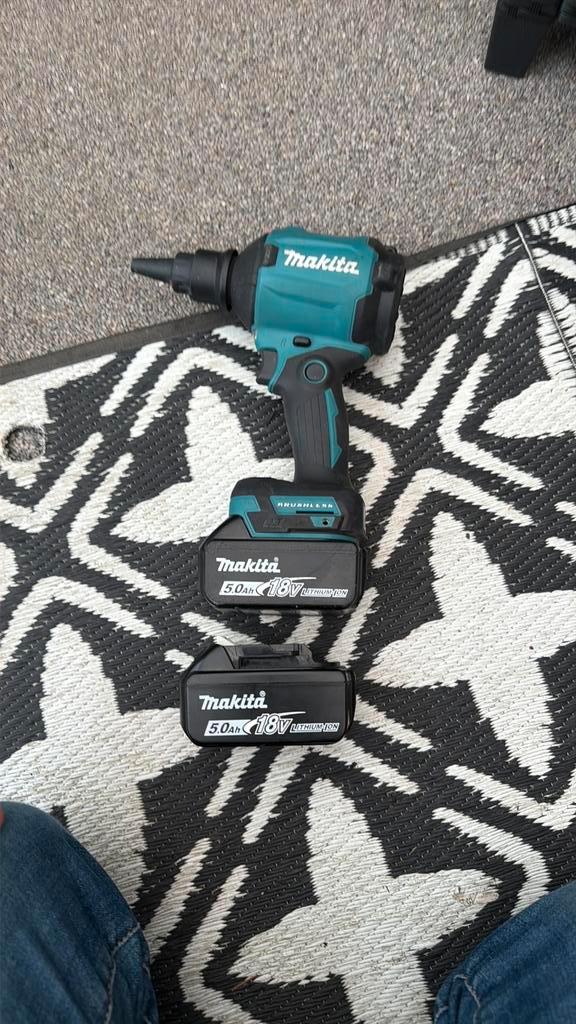 Makita DAS180Z Accu Blaasmachine 18V, Doe-het-zelf en Verbouw, Gereedschap | Machine-onderdelen en Toebehoren, Zo goed als nieuw