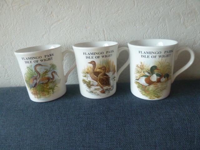 Mokken Flamingo Park - Isle of Wight - 3 verschillende, Huis en Inrichting, Keuken | Servies, Nieuw, Kop(pen) en/of Schotel(s)