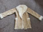 Bontjas maat xl lichtbruin, Ophalen of Verzenden, Zo goed als nieuw, Maat 46/48 (XL) of groter, Bruin