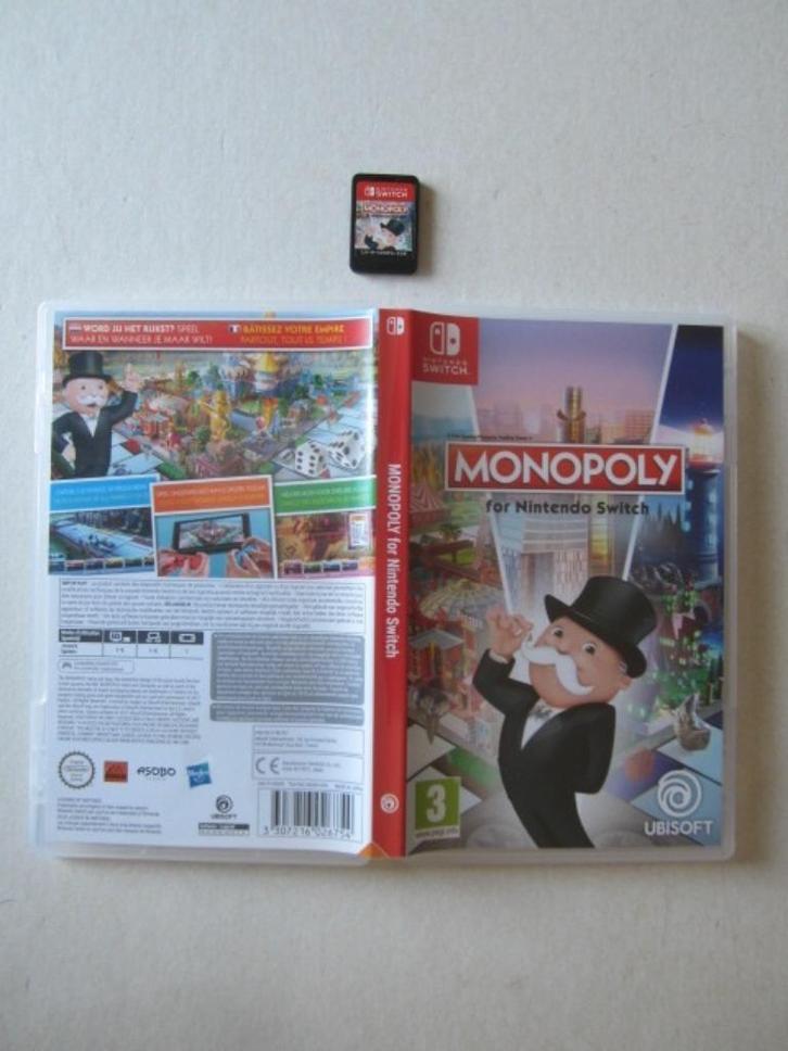 Monopoly Nintendo Switch, Spelcomputers en Games, Games | Nintendo Switch, Zo goed als nieuw, Puzzel en Educatief, 3 spelers of meer
