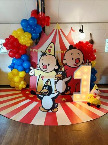 Bumba verjaardag XL setting/backdrop/cutouts compleet ZGAN! beschikbaar voor biedingen