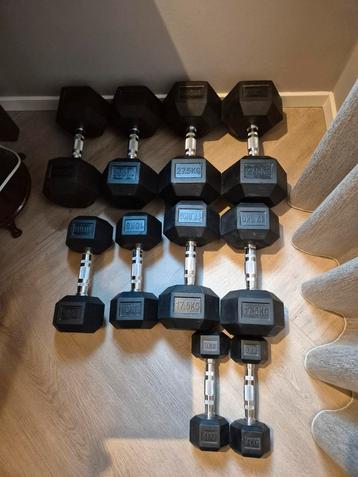 Hexagon dumbbells krachttraining crossfit beschikbaar voor biedingen