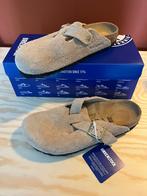 NIEUW Birkenstock Boston - Narrow Fit 38 - Suede Sandcastle, Kleding | Dames, Beige, Nieuw, Birkenstock, Sandalen of Muiltjes