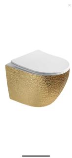 Toilet met speciale afwerking (croco), Ophalen of Verzenden, Nieuw, Overige materialen