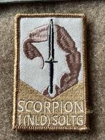 Repro embleem KCT Scorpion SOLTG, Verzamelen, Verzenden, Landmacht, Nederland, Embleem of Badge