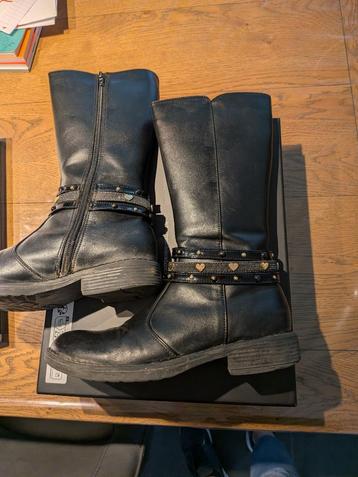 Zwarte nepleren laarzen, meisjes maat 35 beschikbaar voor biedingen