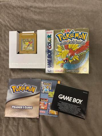 Pokemon Gold Game Boy Color Compleet beschikbaar voor biedingen