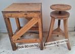 Beeldhouw krukjes/bokken, Ophalen, Gebruikt, Hout