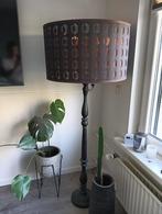 Hoeklamp, Huis en Inrichting, Lampen | Vloerlampen, Ophalen, Hout, Minder dan 100 cm